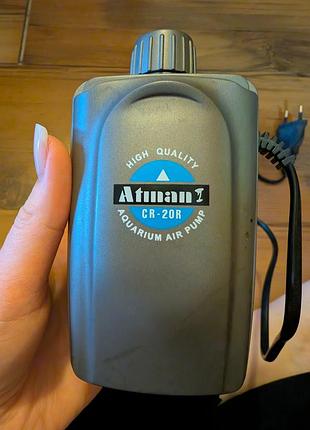 Аквариумный компрессор atman cr-20r с регулировкой