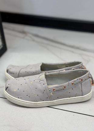 Дитячі мокасіни балетки toms