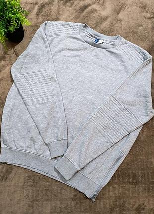 Джемпер чоловічий на флісі h&m (світшот) розмір l