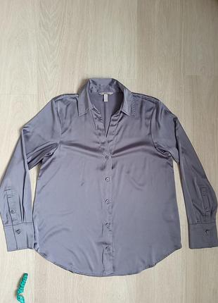 Блуза рубашка женская атласная h&amp;m