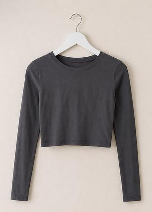 Жіночий графітовий лонгслів shein s/m