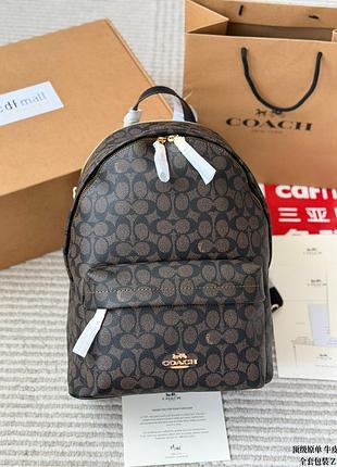 Рюкзак жіночий шкіряний coach