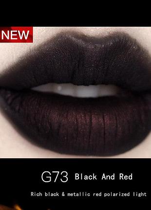 Girlcult love whisper matte lip stain g73 black and red