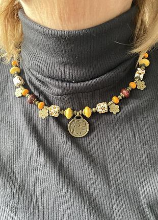 Кольє «пташка сірін» 5
