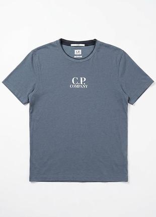 Vintage 80s c.p.company t-shirt men's blue/grey size m small logo made in italy вінтажна унікальна c p company чоловіча футболка мужская