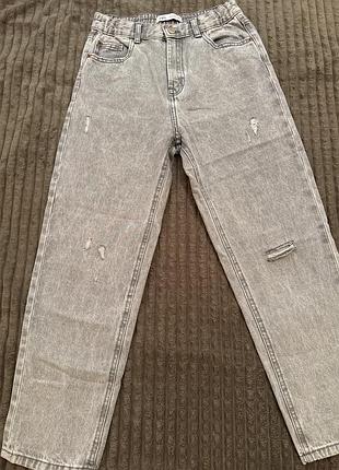 Джинси для дівчинки zara, сірі, 13-14 років 164 см