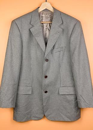 Вінтажний чоловічий бавовняний піджак hugo boss hobbes 00s оригінал розмір 50 l made in italy