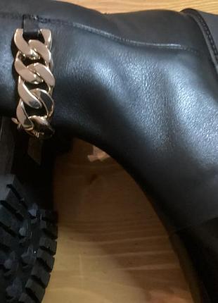 🖤 нові шкіряні черевики copenhagen shoes, р. 39  стильні жіночі черевики copenhagen shoes данського бренду у чорному кольорі