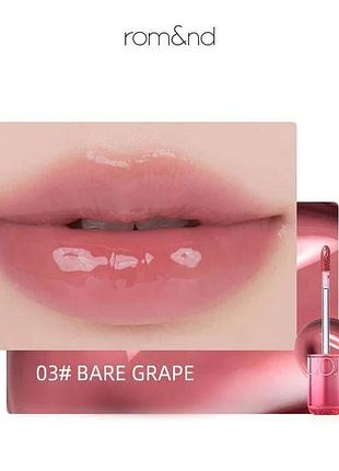Тінт для губ rom&nd the juicy lasting tint 03 bare grape 3.5g romand