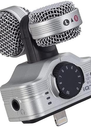 Микрофон для ios zoom iq7 silver