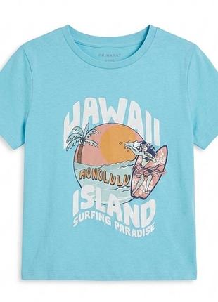 Кроп-топ футболка укорочена primark xs hawaii