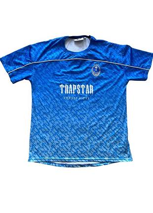Футбольна джерсі trapstar "it's a secret" blue camo (розмір l)