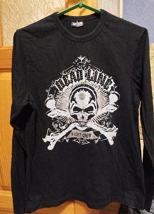 Southern men’s wear 🖤 чоловічий лонгслів black skull | 100% cotton