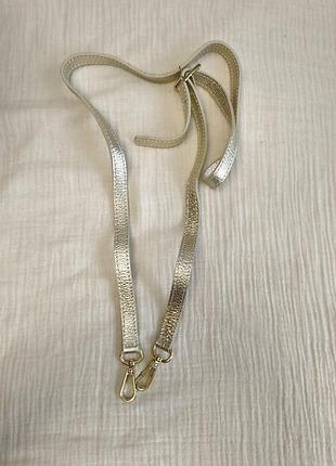 Ремінь ремінець шльовка для сумки натуральна шкіра