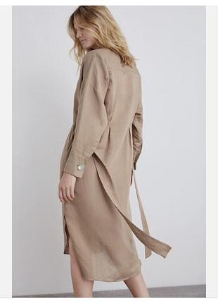 Сукня льон zara