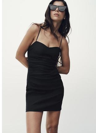 Стильна льняна сукня zara 🖤