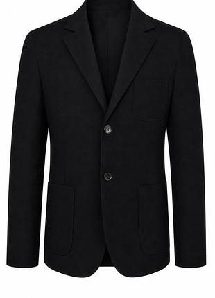 Пиджак dirk bikkembergs чёрный блейзер slim stretch новый 48-50