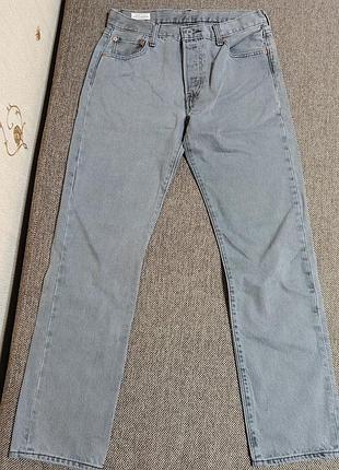 Мужские серые джинсы levi's 501's