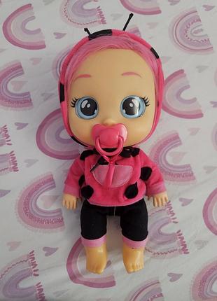 Кукла край бейби cry babies dressy lady lady bug