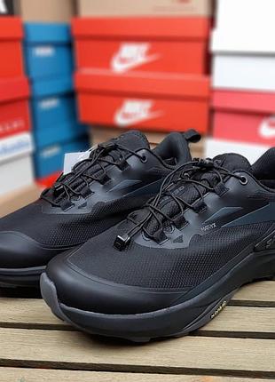 Мужские качественные и стильные кроссовки salomon genesis gore-tex черные ❄️