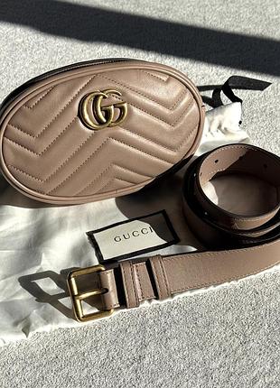 Сумка поясна gucci бананка