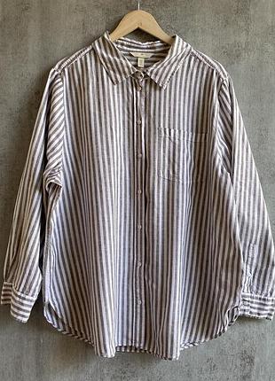 Сорочка h&m бавовна льон