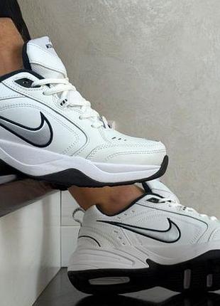 Р.41-46 кроссовки nike air monarch белые ks 12745