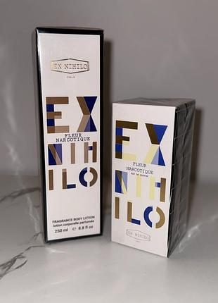 Набір парфумований ✨ex nihilo✨fleur narcotique парфуми 100 мл+крем для тіла