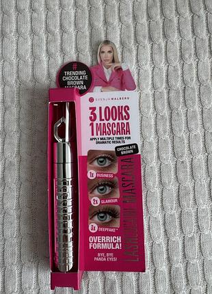Туш для вій lashcocaine overrich mascara, svenja walberg, chocolate brown