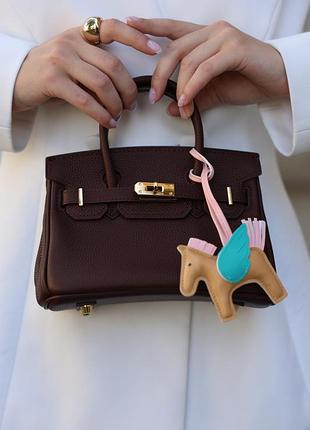 Сумка эрме эрмес хермес гермес  birkin 20 brown/gold