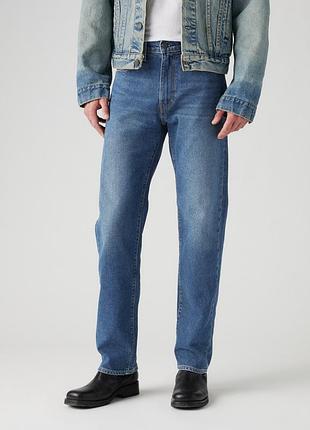 Чоловічі джинси levi’s premium 505 regular straight 005053053 — сині, прямі, теплі мікроначіс performance warm.  оригінал.