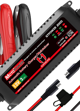 Зарядний пристрій motopower mp00207a 12v 2a