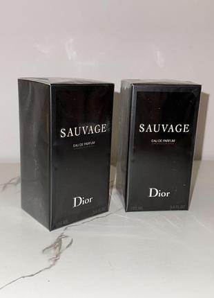 Чоловічі парфуми dior sauvage франція 100 ml діор саваж парфюм зі шлейфом