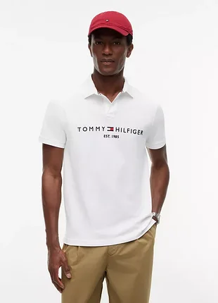 Оригинальный touch hilfiger поло embroidered tommy logo polo m крупномерит на l