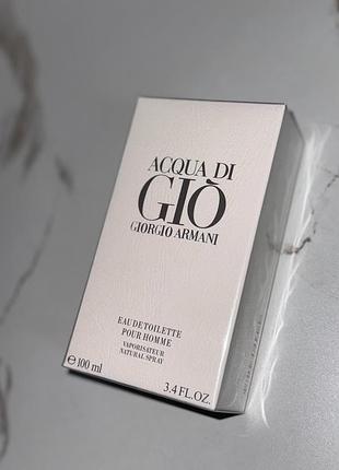 Чоловічі парфуми  armani acqua di giò франція 100 ml парфюм зі шлейфом армані