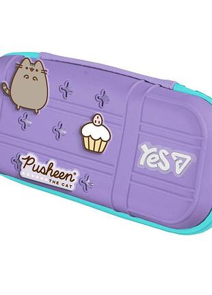Пенал твердий з силіконовою панеллю yes pusheen summer phs-4