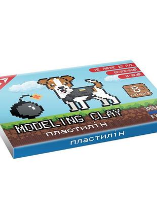 Пластилін yes 8bit ua 8 кольорів 160 г