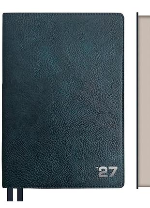 Щоденник діловий leo planner prime а5 датований 2027 інтегральний смарагдовий 368 сторінок