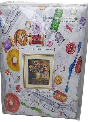Б/у amishop 1pc 16ct summer bouquet