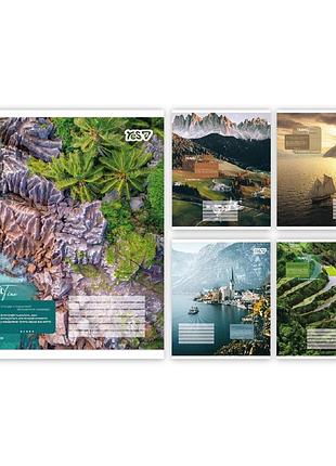 Зошит шкільний yes travel line а5 96 аркушів лінія