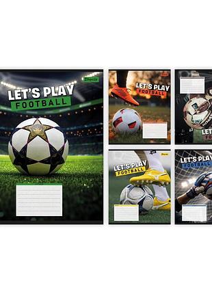 Зошит шкільний 1вересня let‘s play football а5 24 аркуша лінія