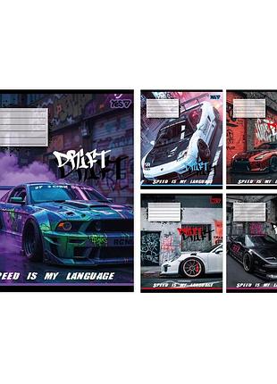 Зошит шкільний yes drift а5 18 аркушів клітинка