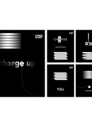 Зошит шкільний yes energy level а5 48 аркушів клітинка