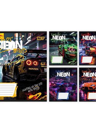 Зошит шкільний yes neon а5 18 аркушів клітинка