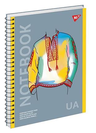 Зошит для записів yes а4 notebook ua 80 аркушів клітинка