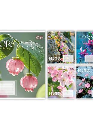 Зошит шкільний yes flora а5 48 аркушів клітинка