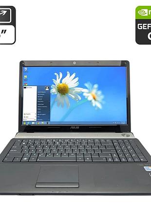 Ноутбук asus n61vg / 16" (1366x768) tn / intel core 2 duo t6600 (2 ядра по 2.2 ghz) / 4 gb ddr2 / 320 gb hdd / nvidia geforce gt