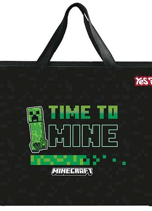 Папка-портфель yes fc на блискавці minecraft