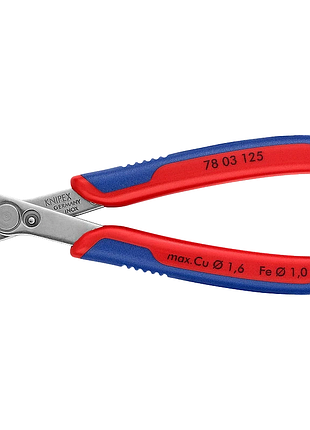Кусачки knipex electronic super knips 78 03 125 125 мм 56 г