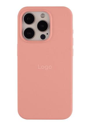 Чохол silicone case full size (aa) для iphone 15 pro pink